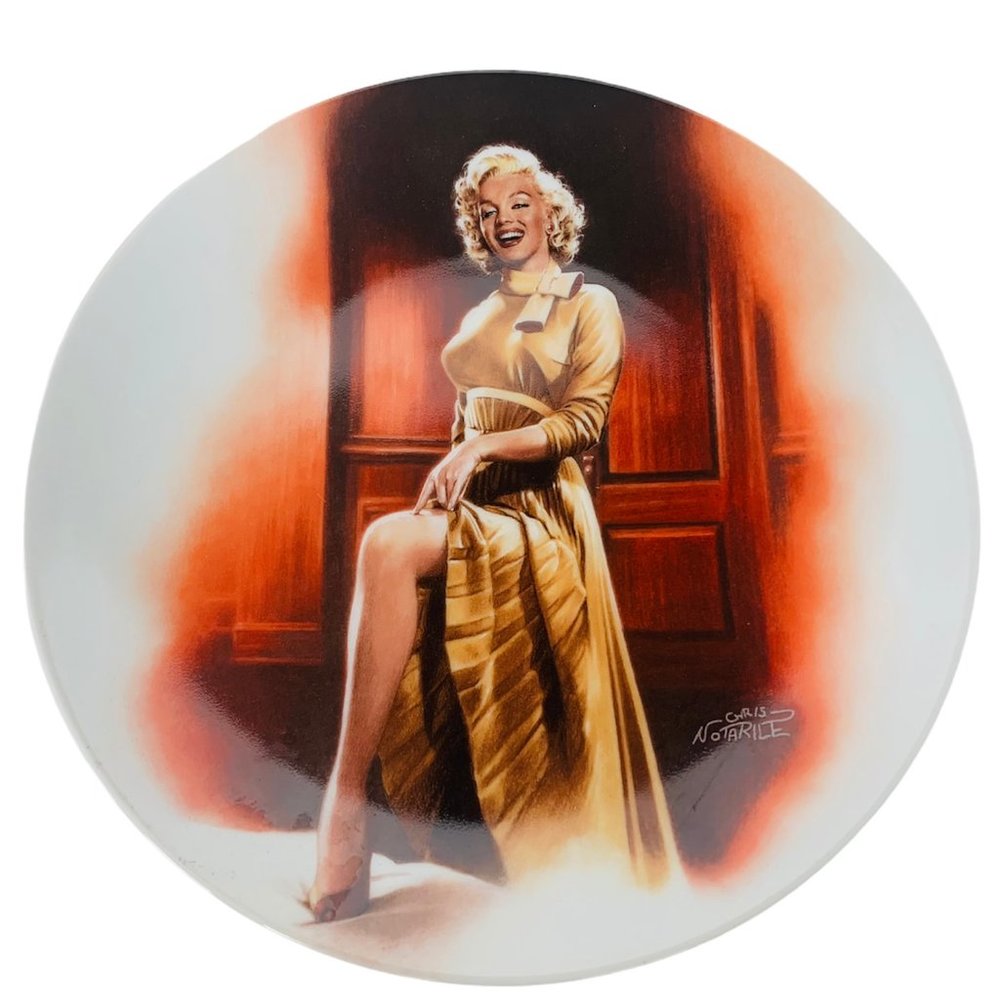Marilyn Monroe Collectors Plate Monkey Business